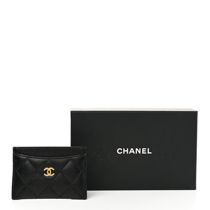 Chanel Caviar Quilted Card Holder Black 9 of 9