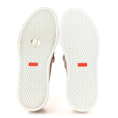 Hermes Calfskin Game Slip On Sneakers 41 Beige Nude 7 of 13