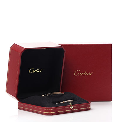 Cartier 18K Pink Gold Small LOVE Bracelet 17 5 of 5