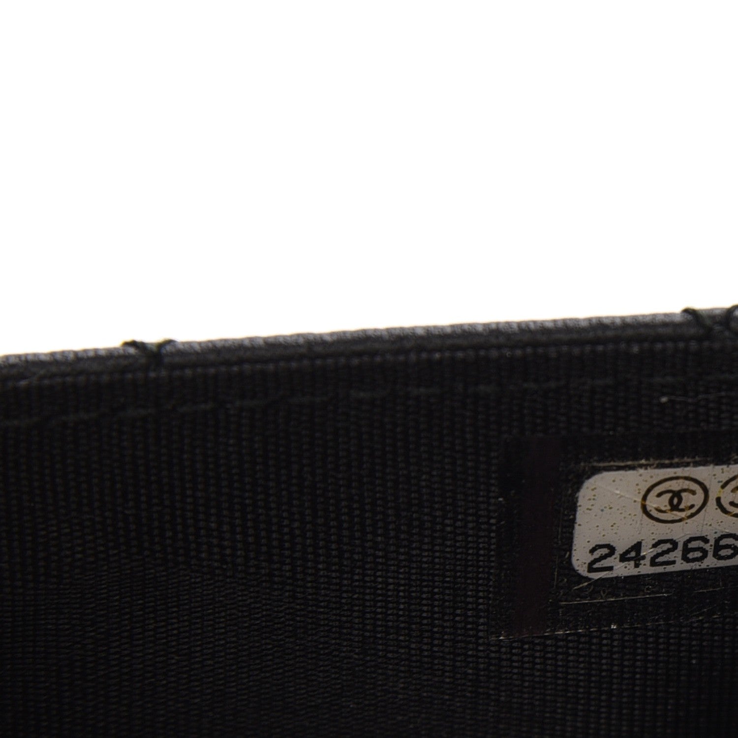 Chanel Caviar Quilted Boy Flap Card Holder Black 7 of 8
