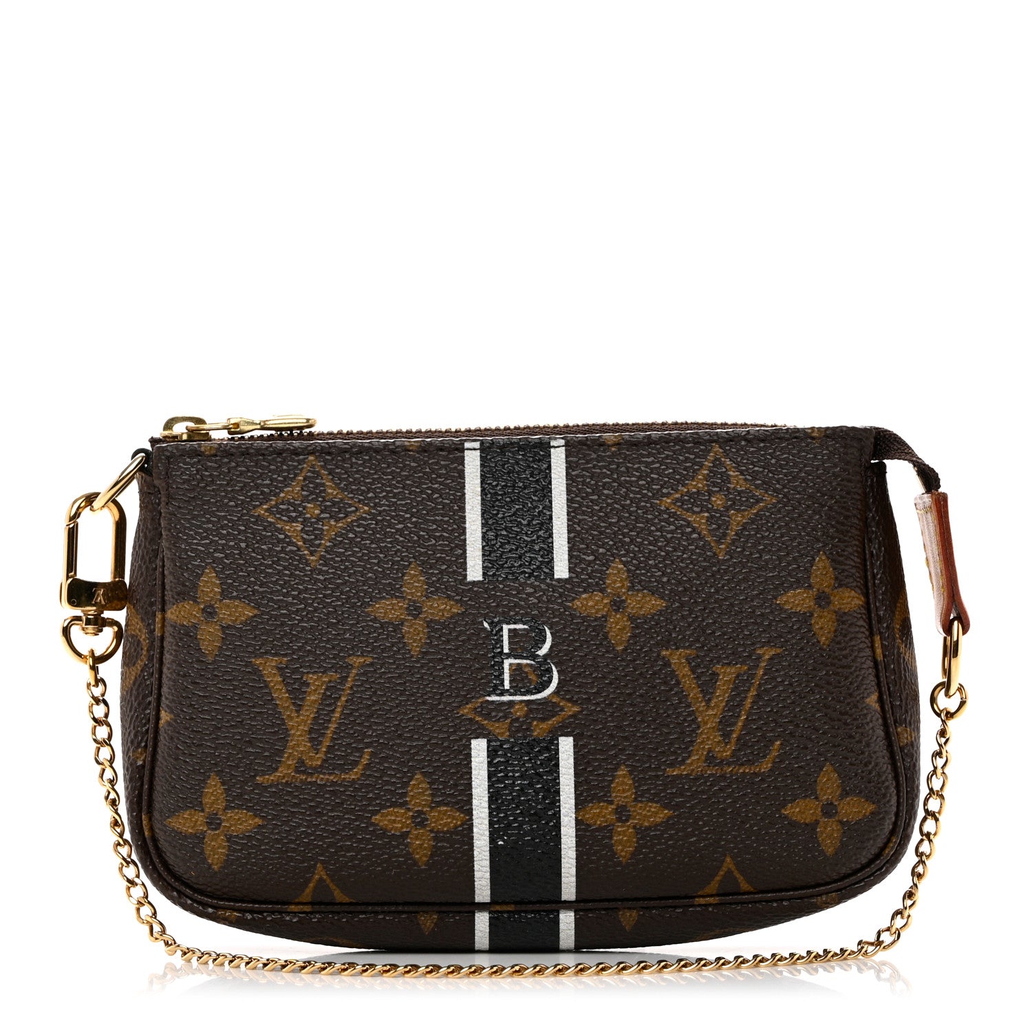 Louis Vuitton Monogram My LV Heritage Mini Pochette Accessories Black White 1 of 7