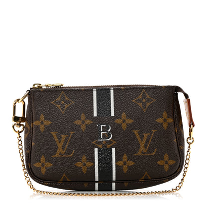 Louis Vuitton Monogram My LV Heritage Mini Pochette Accessories Black White 1 of 7
