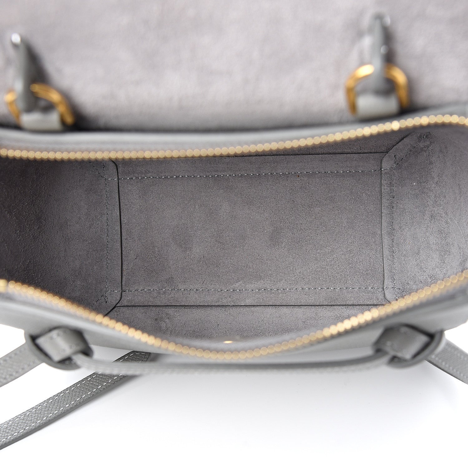 Celine Grained Calfskin Nano Belt Bag Cloud 4 of 9