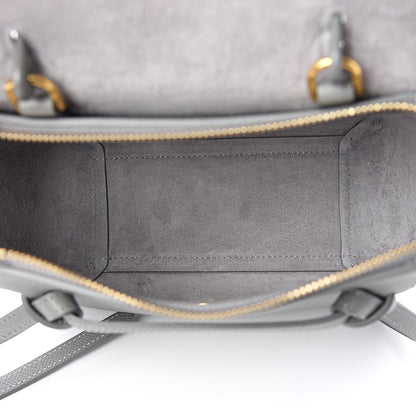 Celine Grained Calfskin Nano Belt Bag Cloud 4 of 9