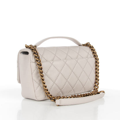 Chanel Calfskin Stitched Medium Urban Day Flap Light Grey 3 of 8