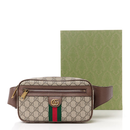 Gucci Soft GG Supreme Monogram Medium Ophidia Belt Bag Dark Brown 13 of 13