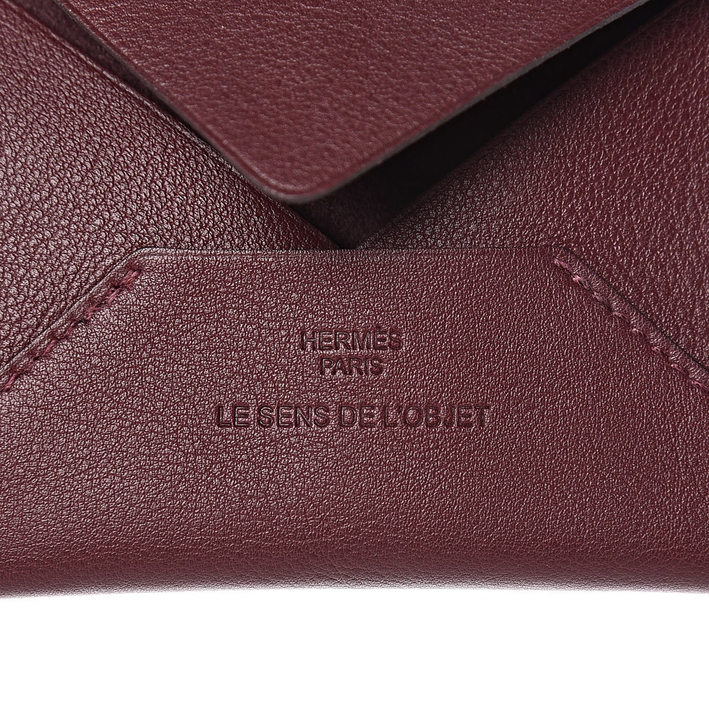 Swift Le Sens De L'Objet Envelope Card Case Bordeaux