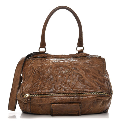 Givenchy Tumbled Sheepskin Large Pandora Brown 1 of 12