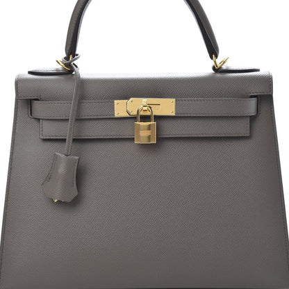 Hermes Epsom Kelly Sellier 28 Etain 38 of 41