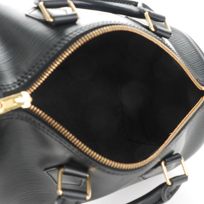 Louis Vuitton Epi Speedy 25 Black 5 of 7