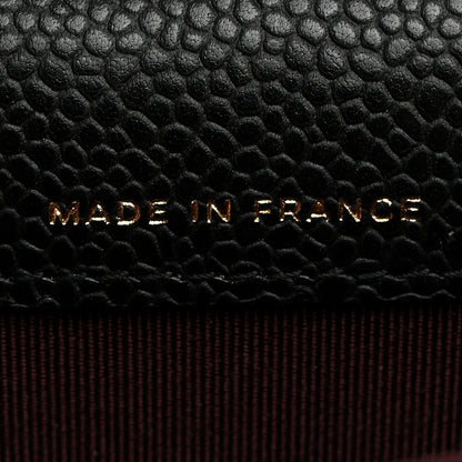 Chanel Caviar Quilted Flap Card Holder Wallet Black 7 of 9