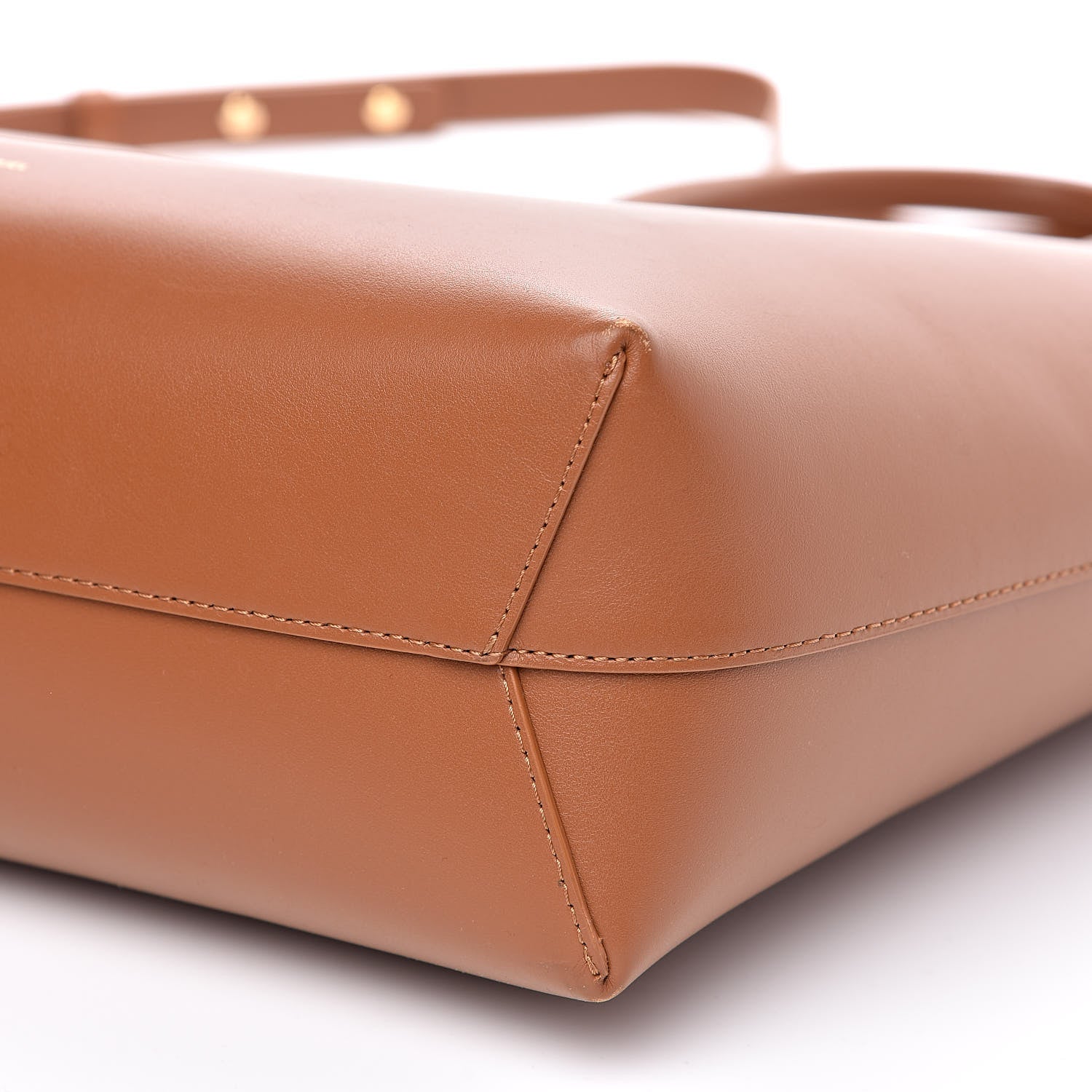 Mansur Gavriel Calfskin North South Tote Saddle 8 of 10