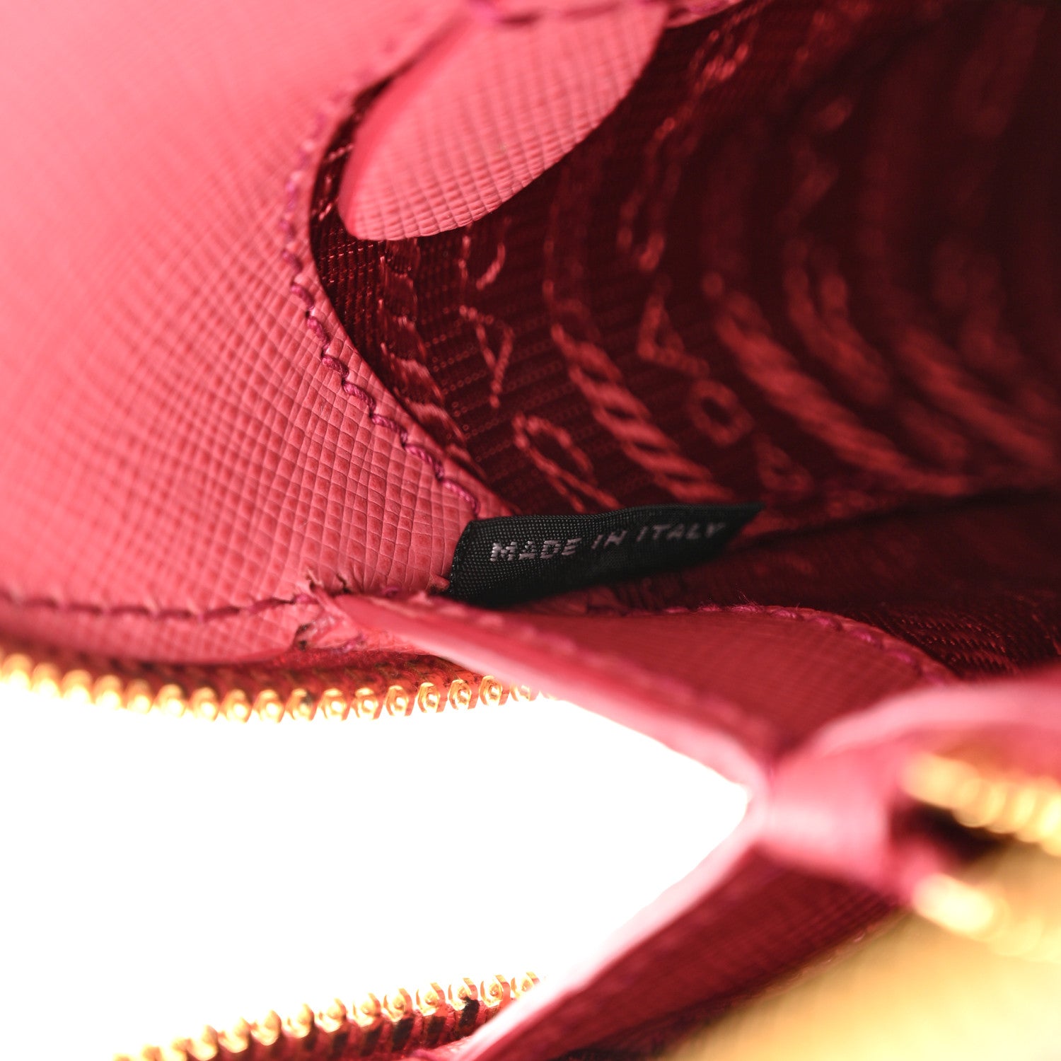 Prada Saffiano Lux Medium Promenade Tote Peonia 7 of 11