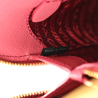 Prada Saffiano Lux Medium Promenade Tote Peonia 7 of 11