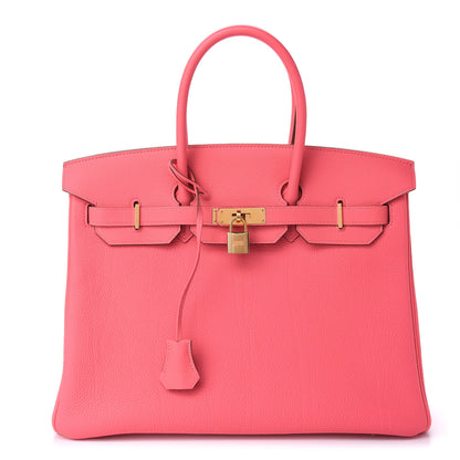 Hermes Togo Birkin 35 Rose Lipstick 1 of 11