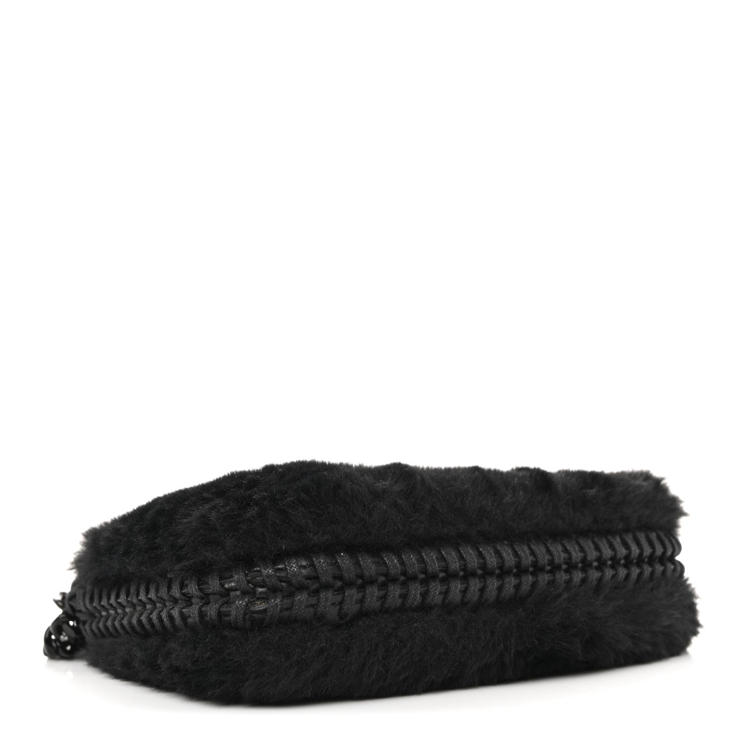 Stella McCartney Eco Fur Tiny Shoulder Bag Black 4 of 9