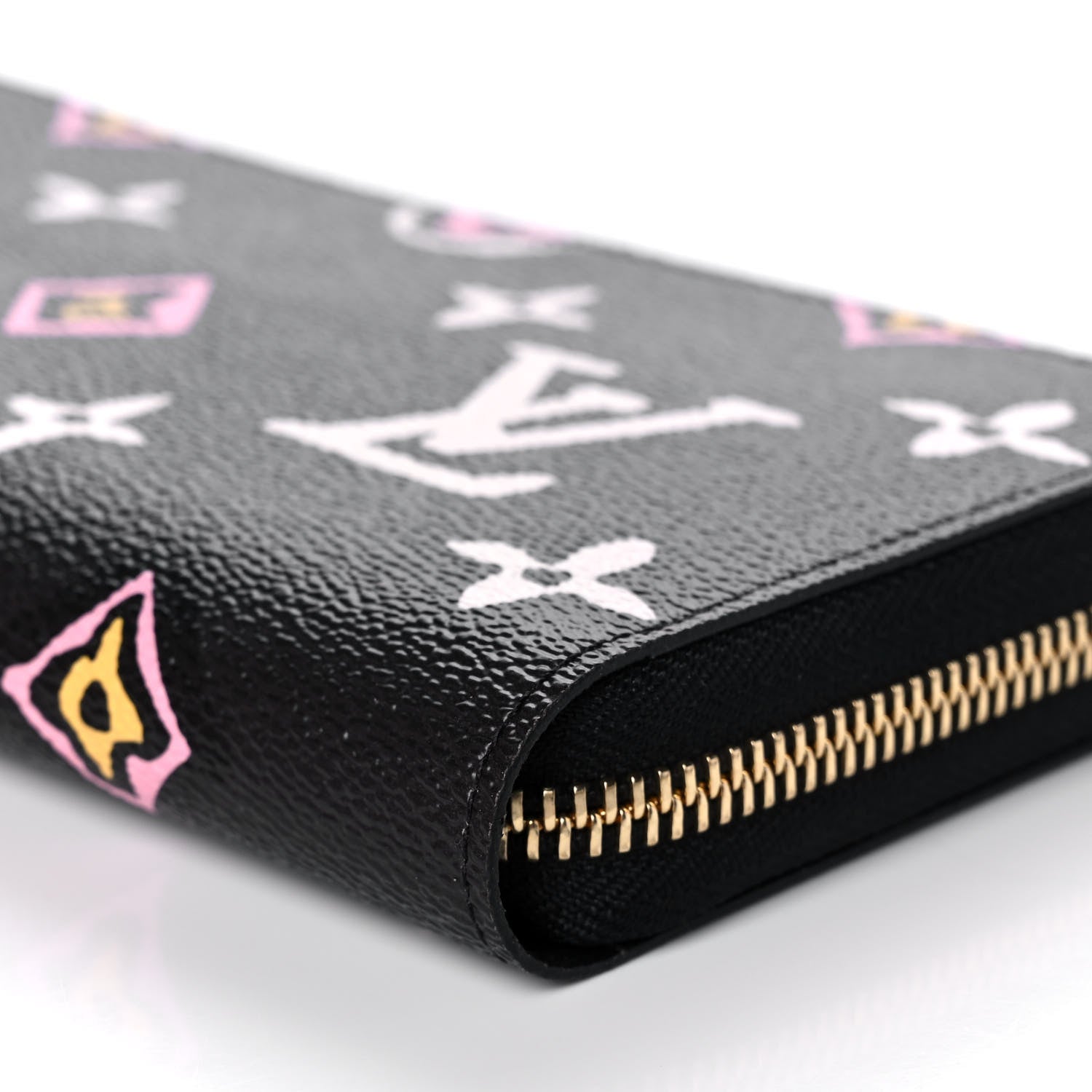 Louis Vuitton Monogram Giant Wild At Heart Zippy Wallet Black 9 of 9