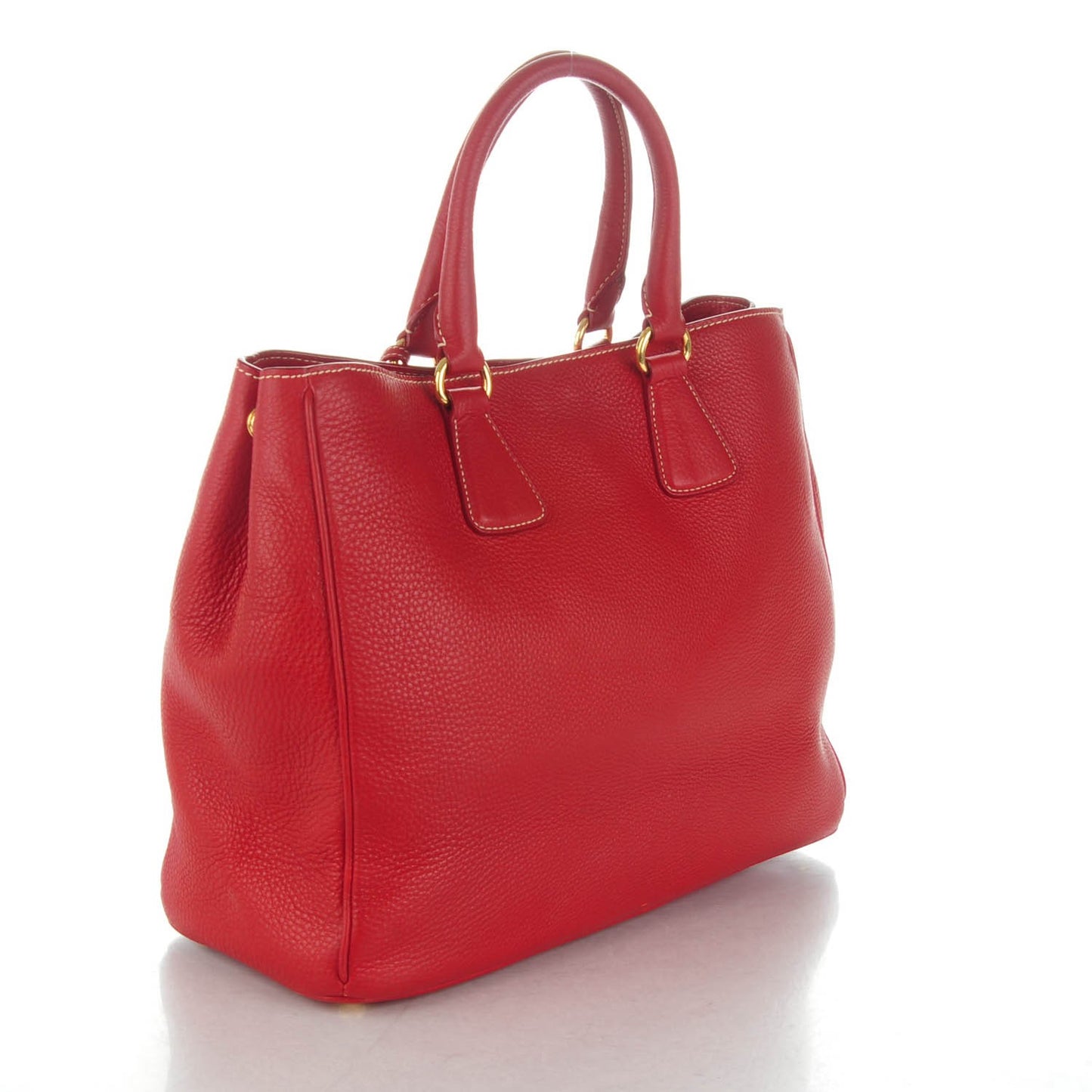 Vitello Daino Tote Rosso