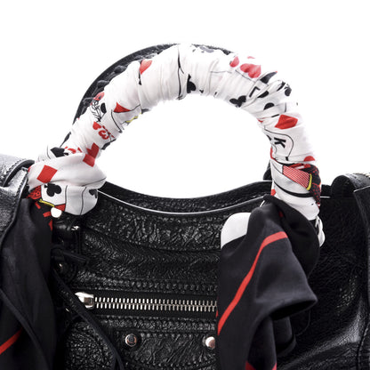 Balenciaga Agneau Classic Silver Hardware Mini S City Scarf Black 10 of 10