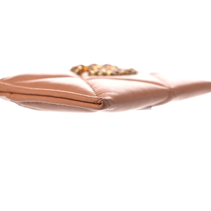 Chanel Lambskin Quilted Chanel 19 Card Holder Brown 8 of 12