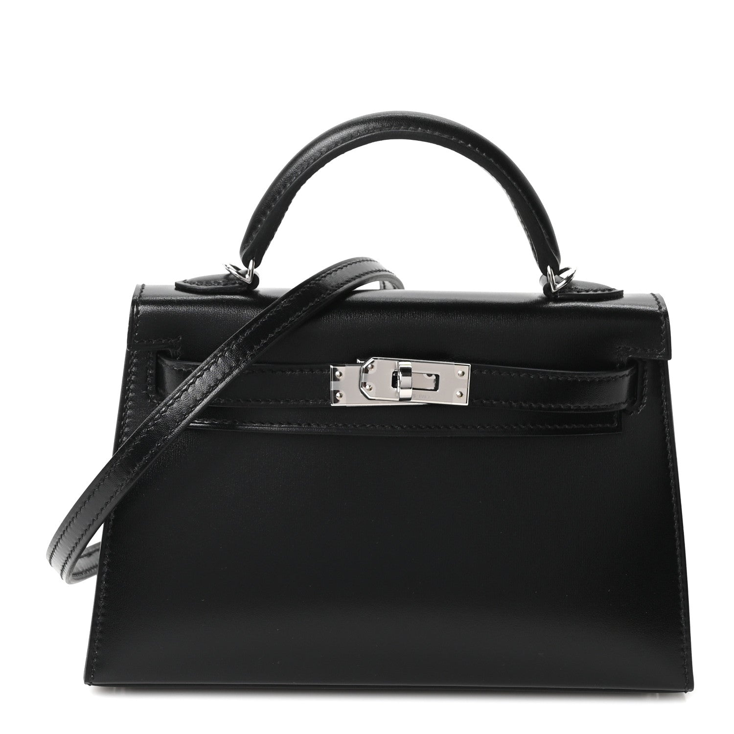 Hermes Box Mini Kelly Sellier 20 Black 1 of 11
