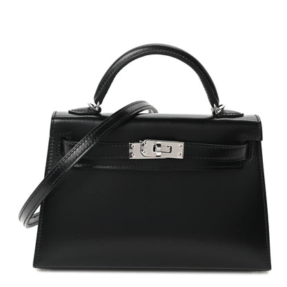 Hermes Box Mini Kelly Sellier 20 Black 1 of 11