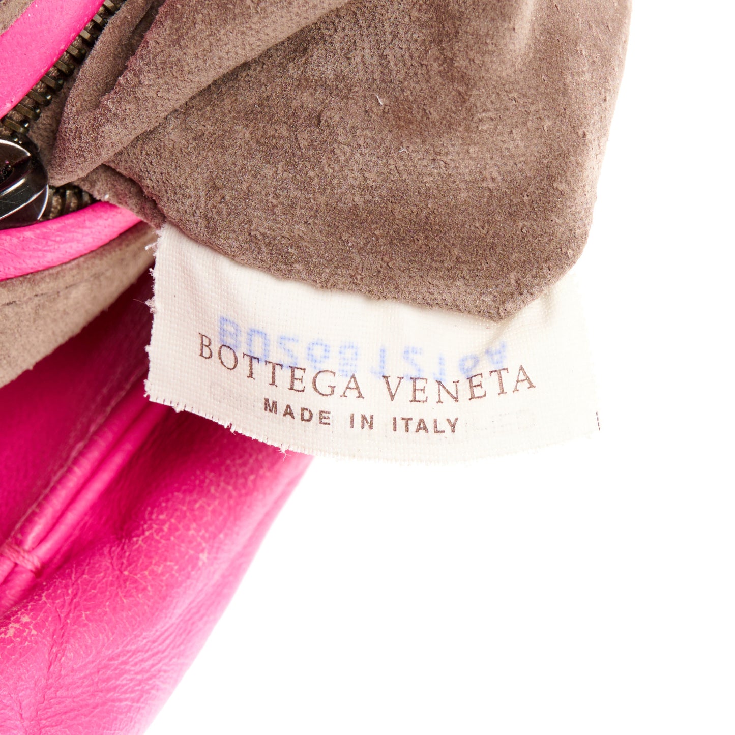 Nappa Intrecciato Medium Veneta Hobo Fuchsia