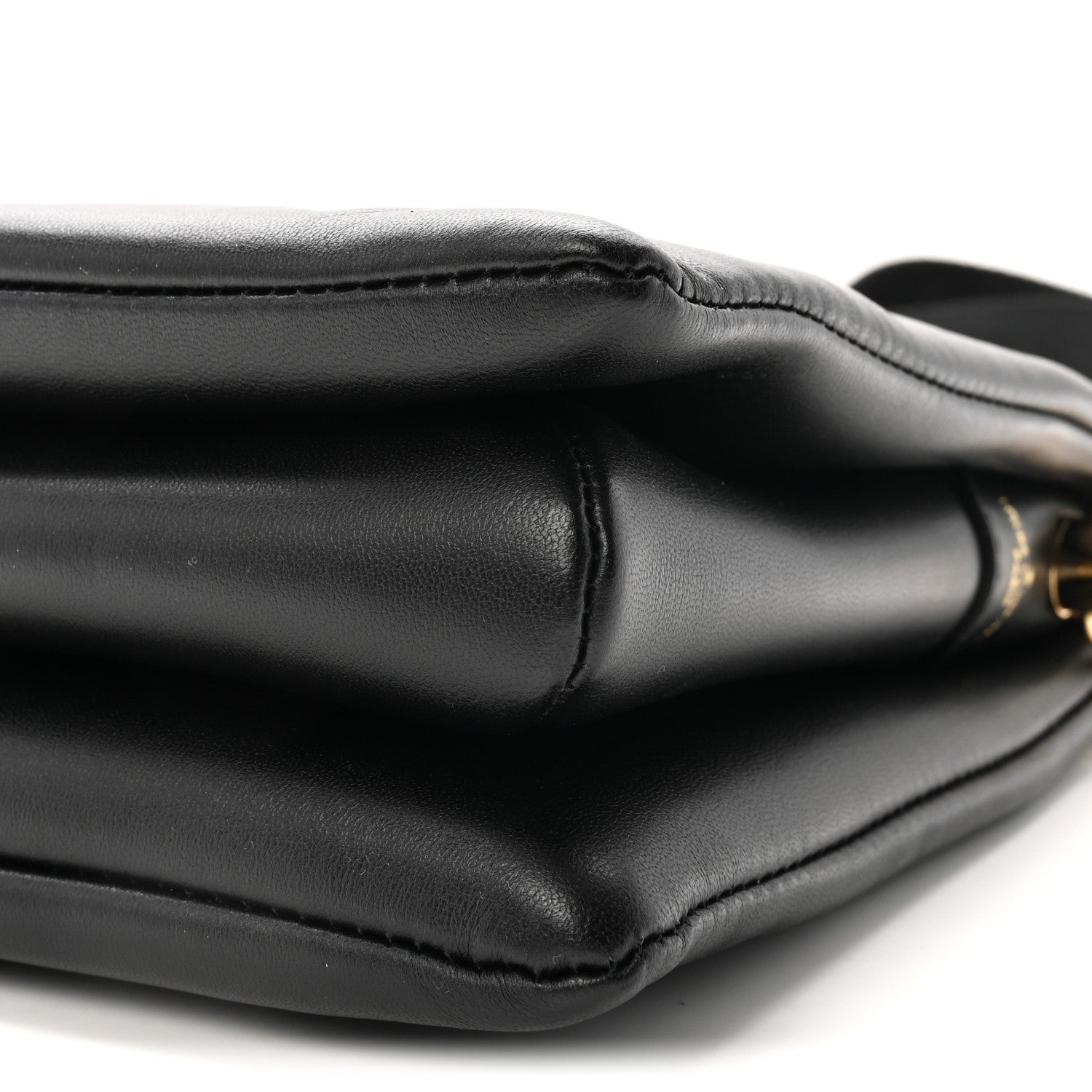 Louis Vuitton Lambskin Embossed Monogram Coussin PM Black 1918346