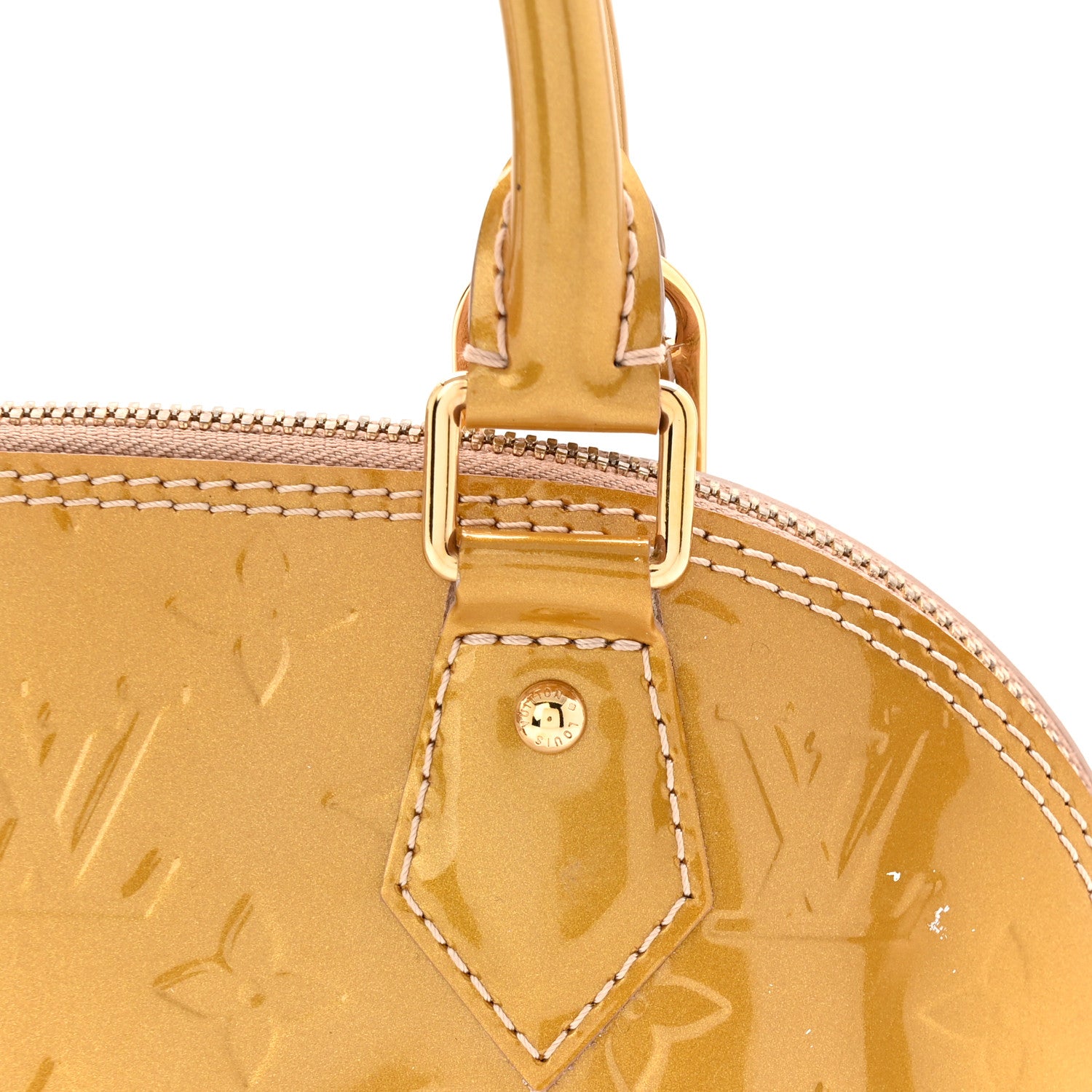 Louis Vuitton Vernis Alma BB Mordore 10 of 10