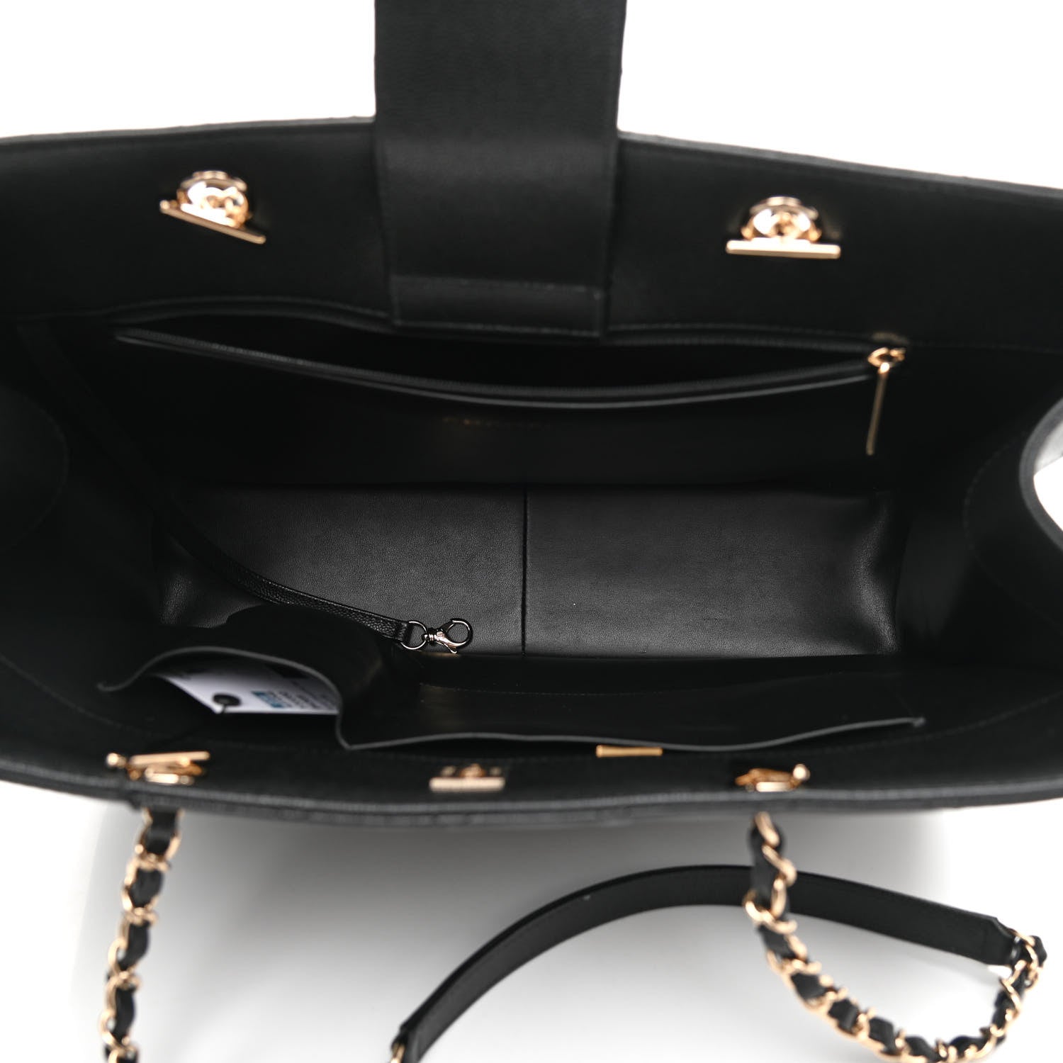 Chanel Caviar Quilted Large Shopping Tote Black 5 of 10