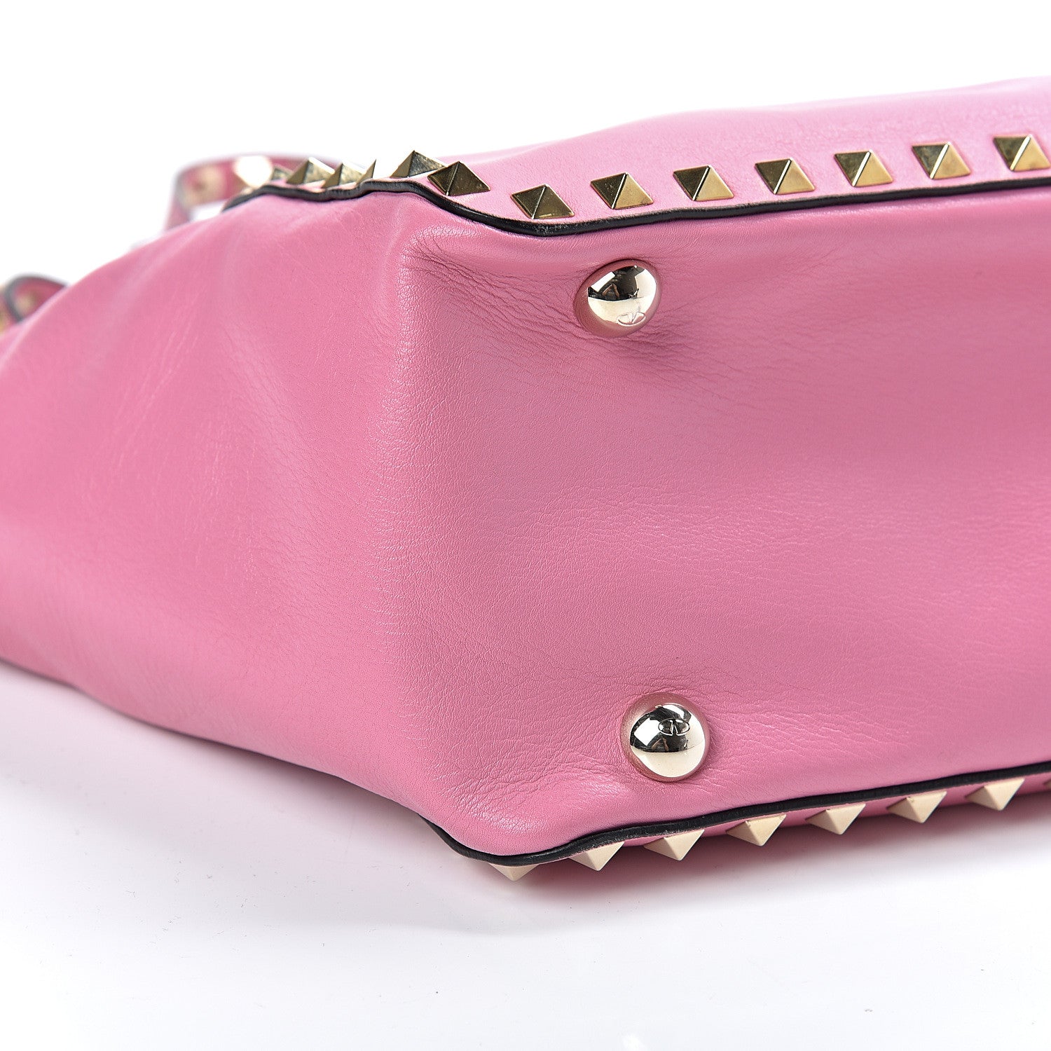 Valentino Garavani Vitello Small Rockstud Tote Ninphea 8 of 16