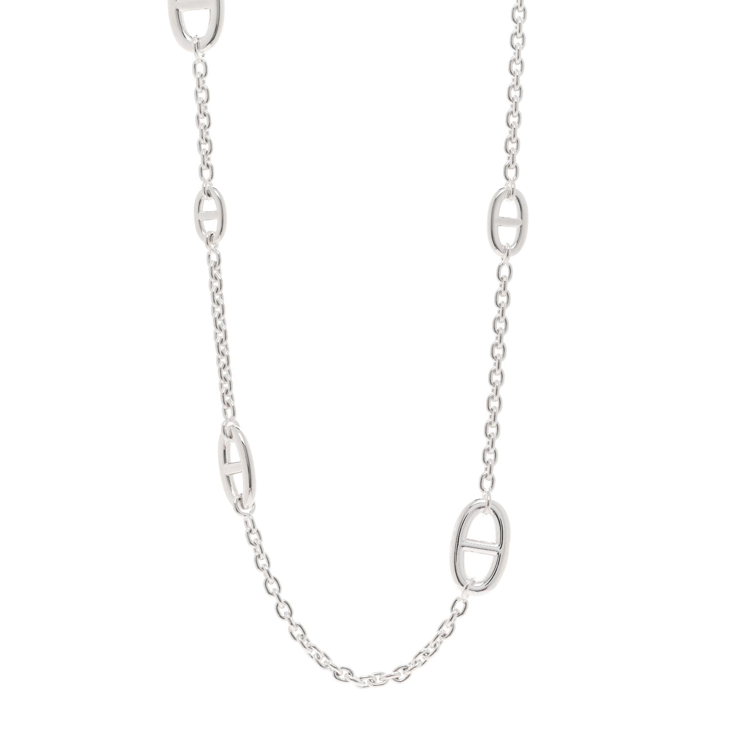 Hermes Sterling Silver Farandole Necklace 80 1 of 4