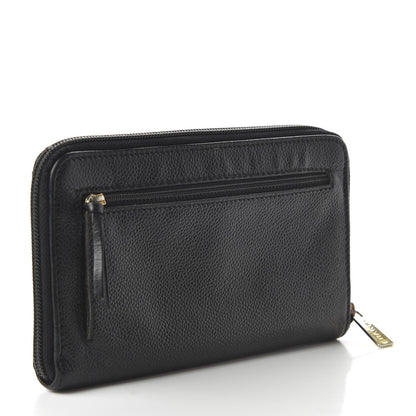 Chanel Caviar Large Timeless CC Zip Around Wallet Black 3 of 16