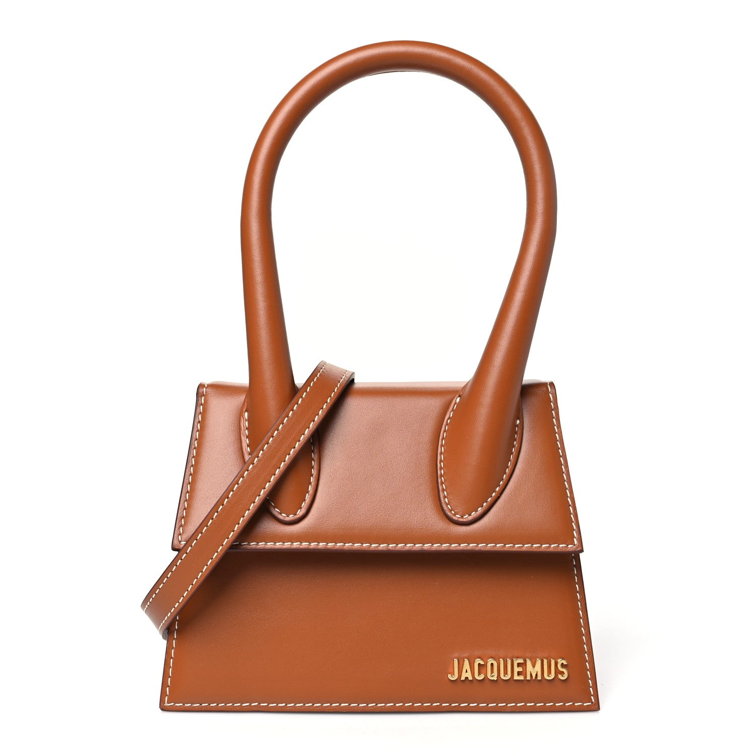 Jacquemus Smooth Calfskin Le Chiquito Moyen Light Brown 1 of 9