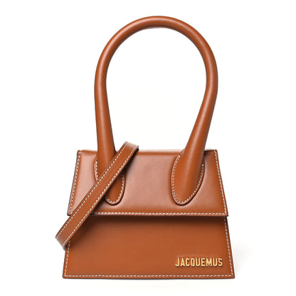 Jacquemus Smooth Calfskin Le Chiquito Moyen Light Brown 1 of 9
