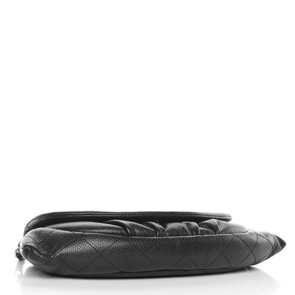 Chanel Caviar Half Moon Wallet On Chain WOC Black 4 of 11