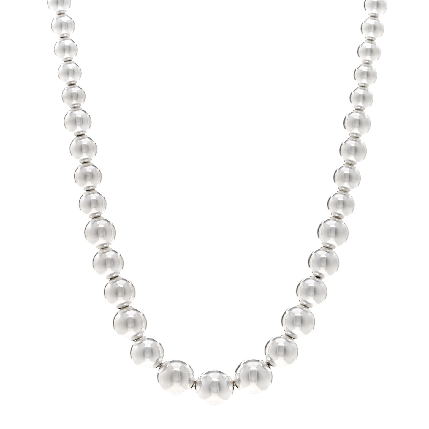 Sterling Silver HardWear Graduated Ball Necklace