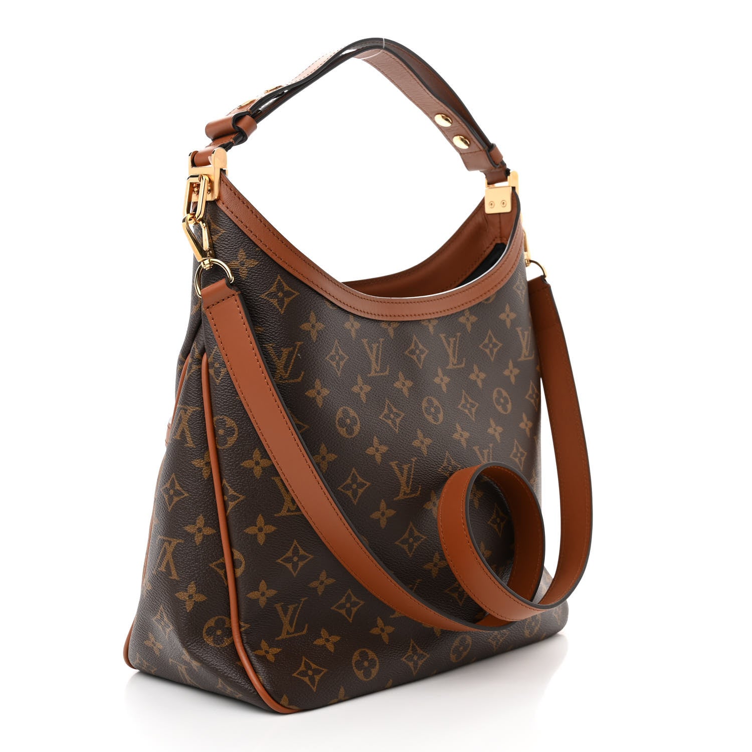 Louis Vuitton Reverse Monogram Dauphine Hobo MM 3 of 9