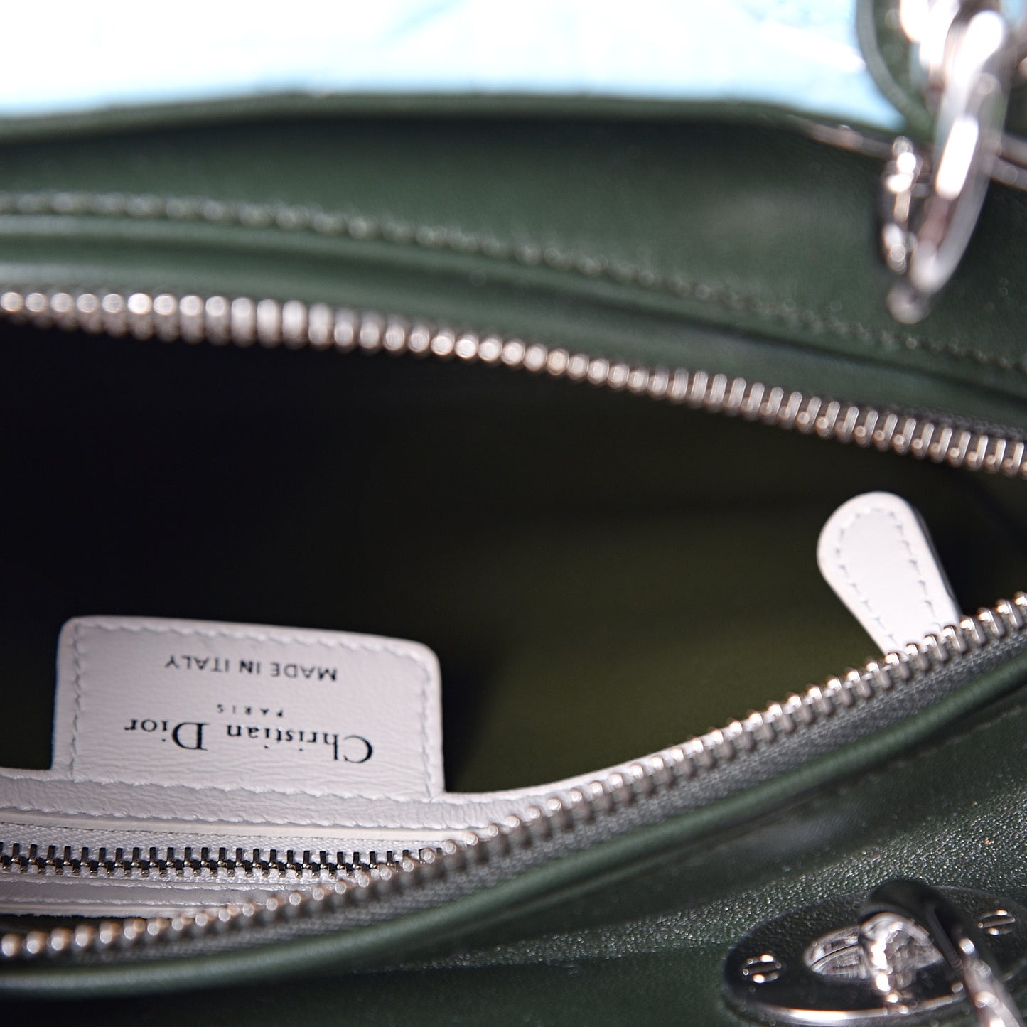 Lambskin Cannage Medium Tri-Color Lady Dior