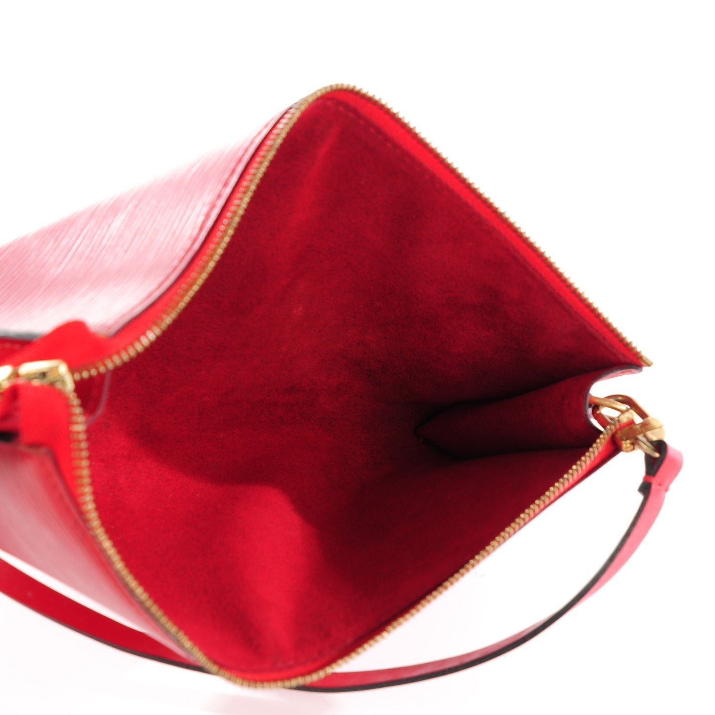 Epi Pochette Accessories 24 Castillan Red