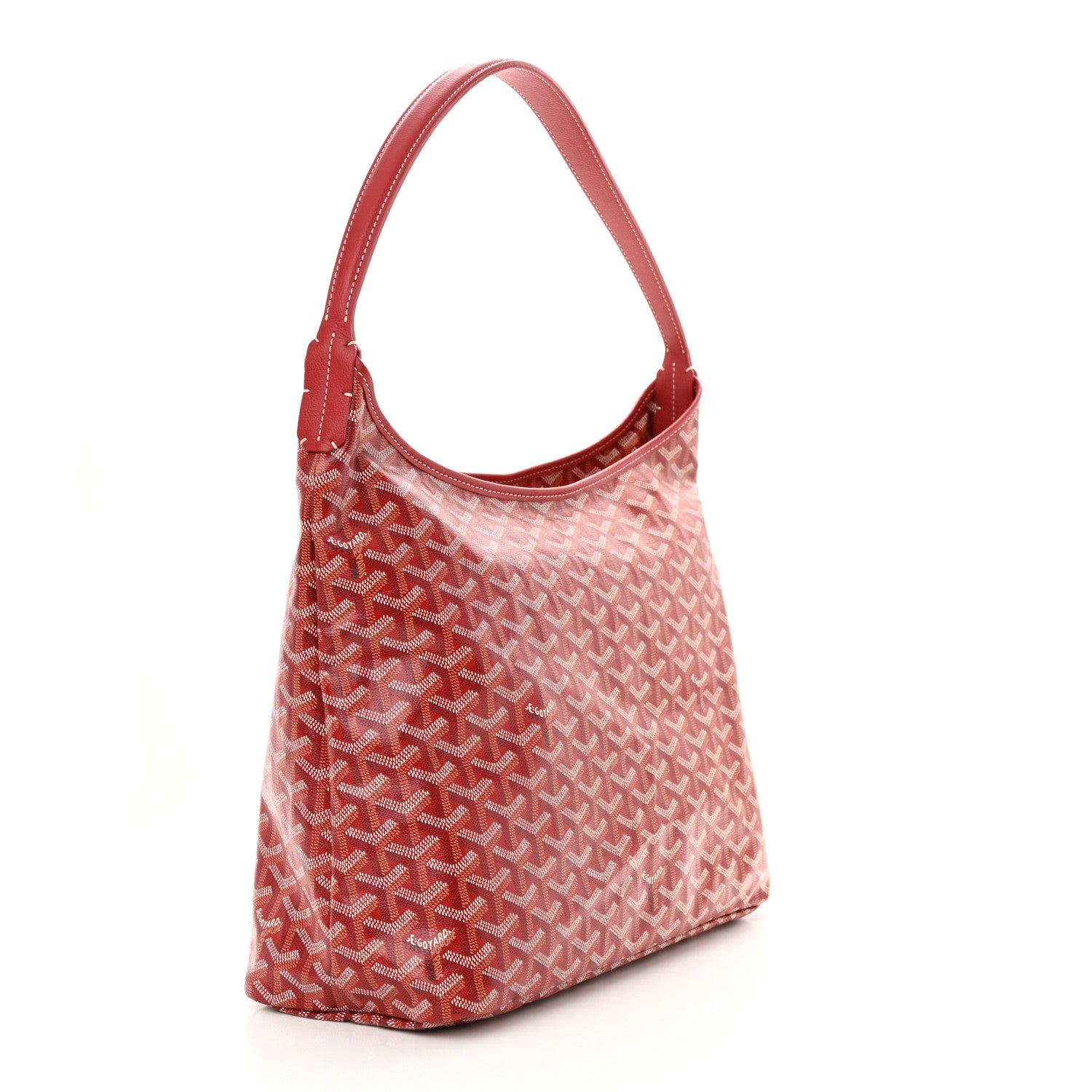 Goyard Goyardine Boheme Hobo Red 3 of 11