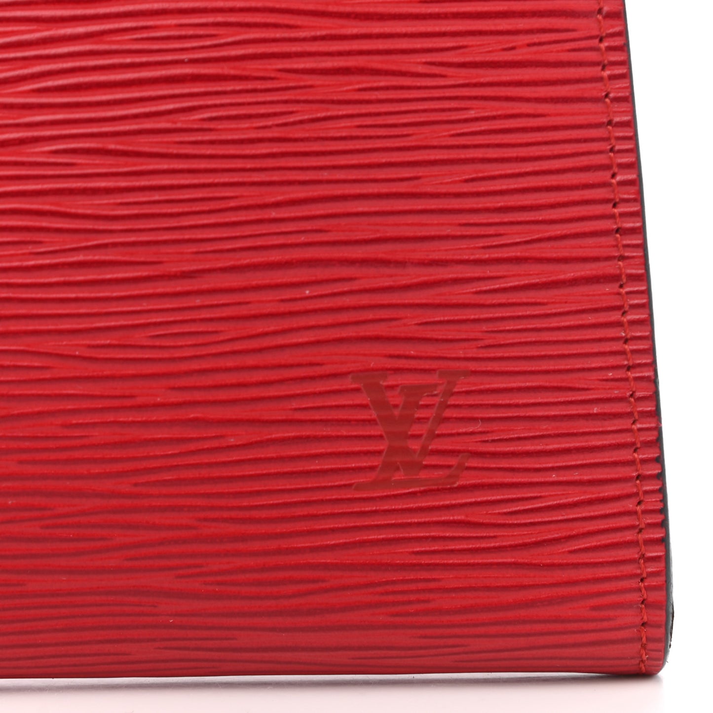 Epi Pochette Accessories 24 Castillan Red