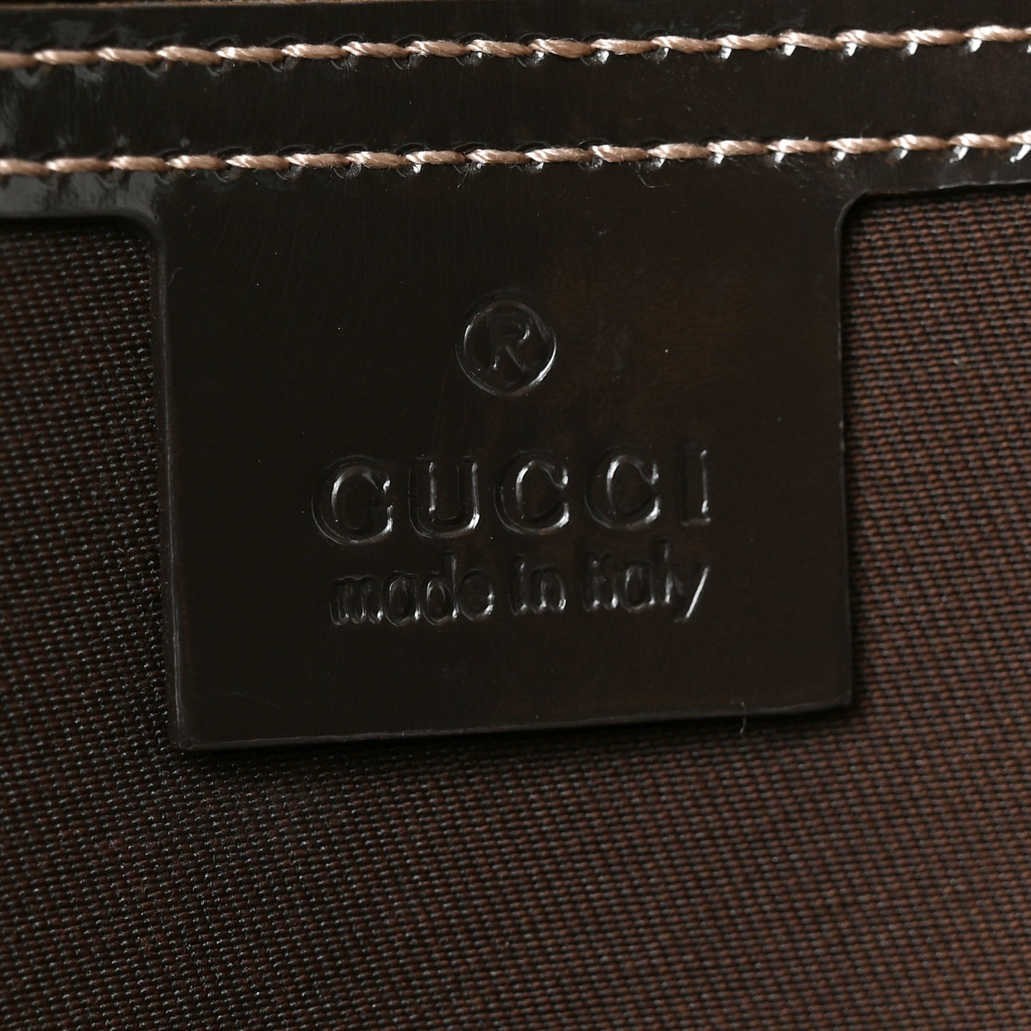 GG Plus Monogram Medium Joy Tote Dark Brown