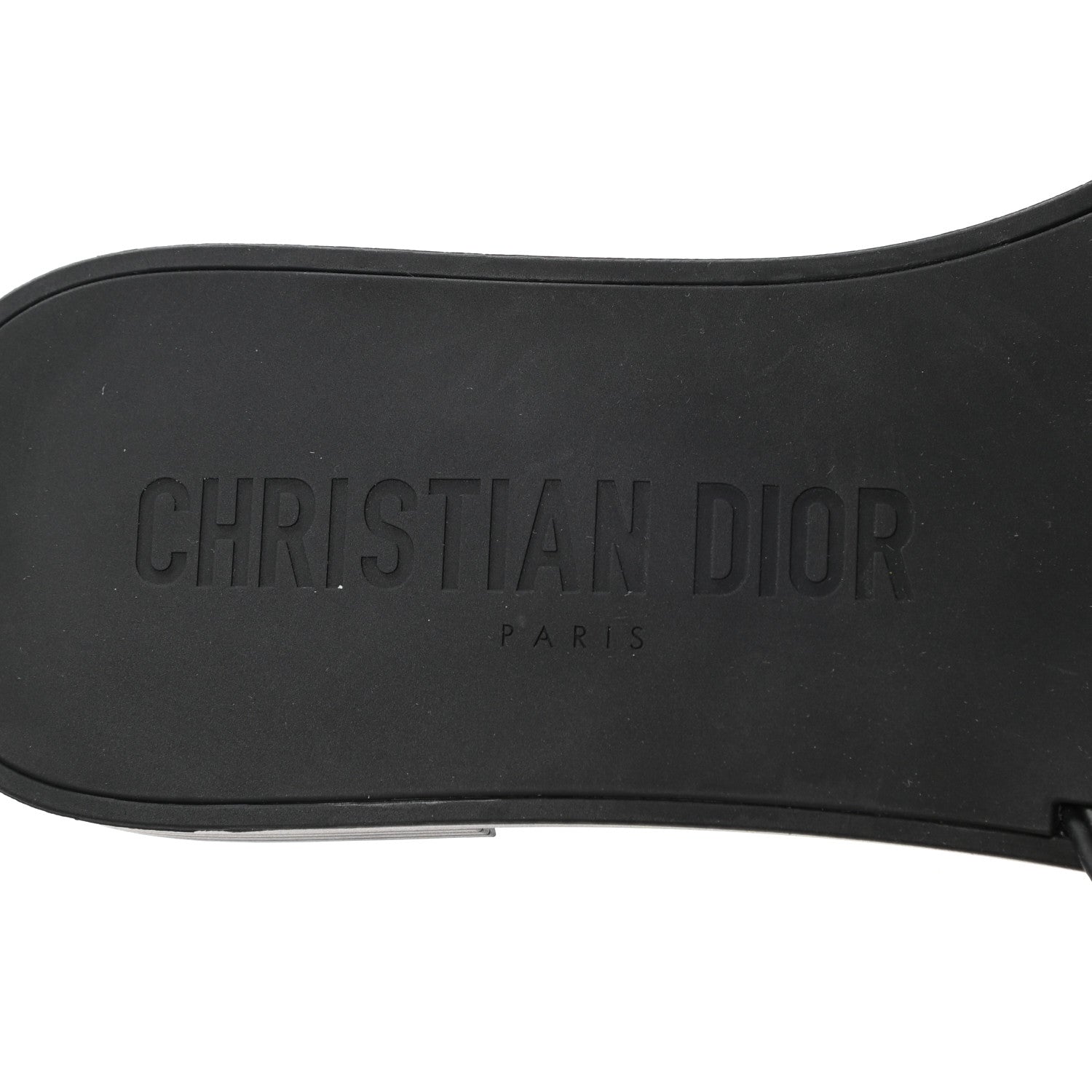 Christian Dior Matte Calfskin Pearl Dio(r)evolution Slide Sandals 38 Black 7 of 8