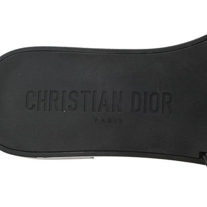 Christian Dior Matte Calfskin Pearl Dio(r)evolution Slide Sandals 38 Black 7 of 8