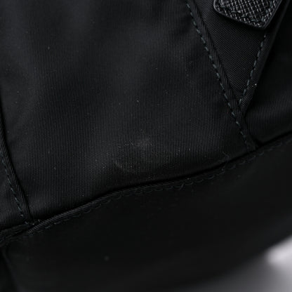 Prada Tessuto Nylon Saffiano Medium Backpack Black 9 of 9
