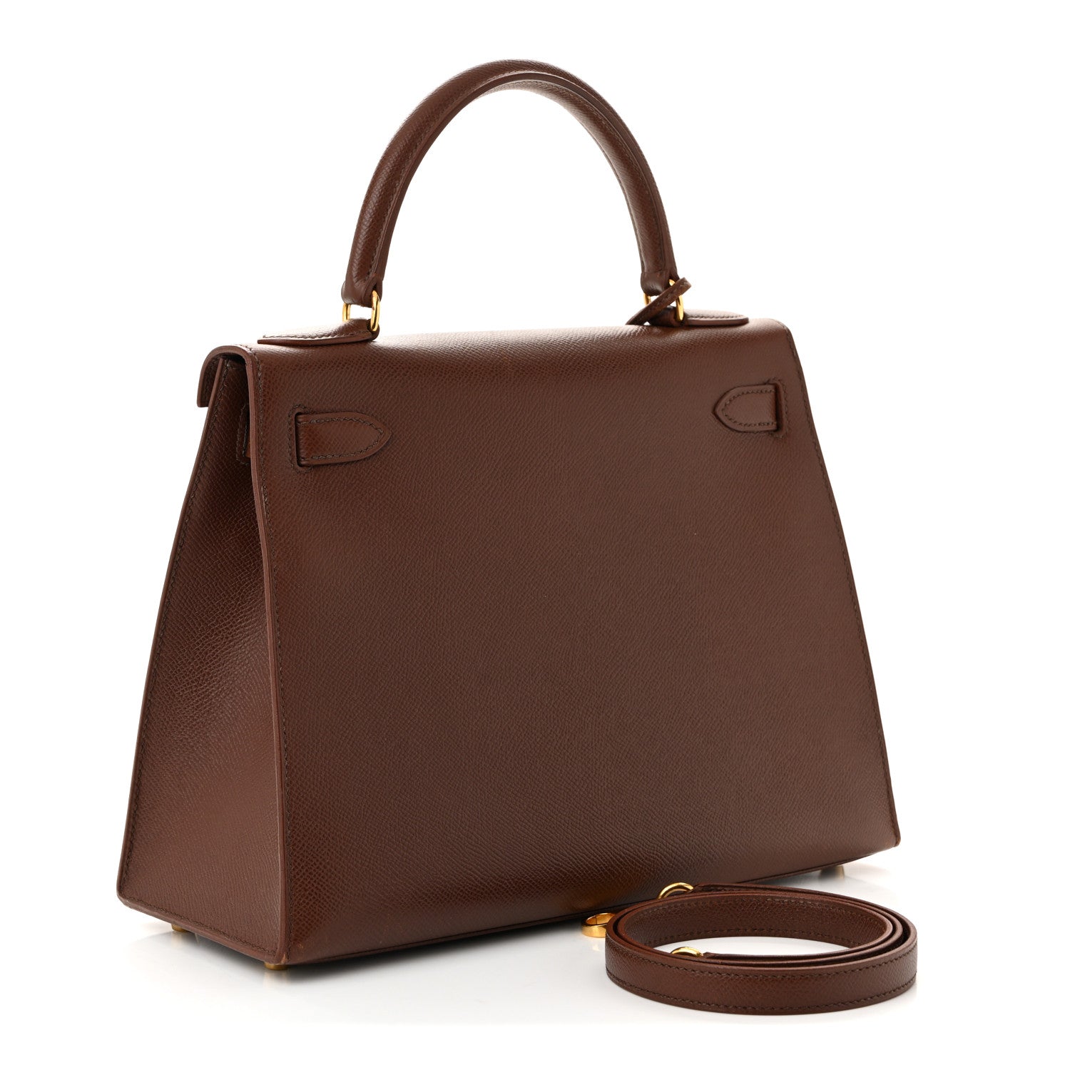 Hermes Courchevel Kelly Sellier 28 Noisette 3 of 10