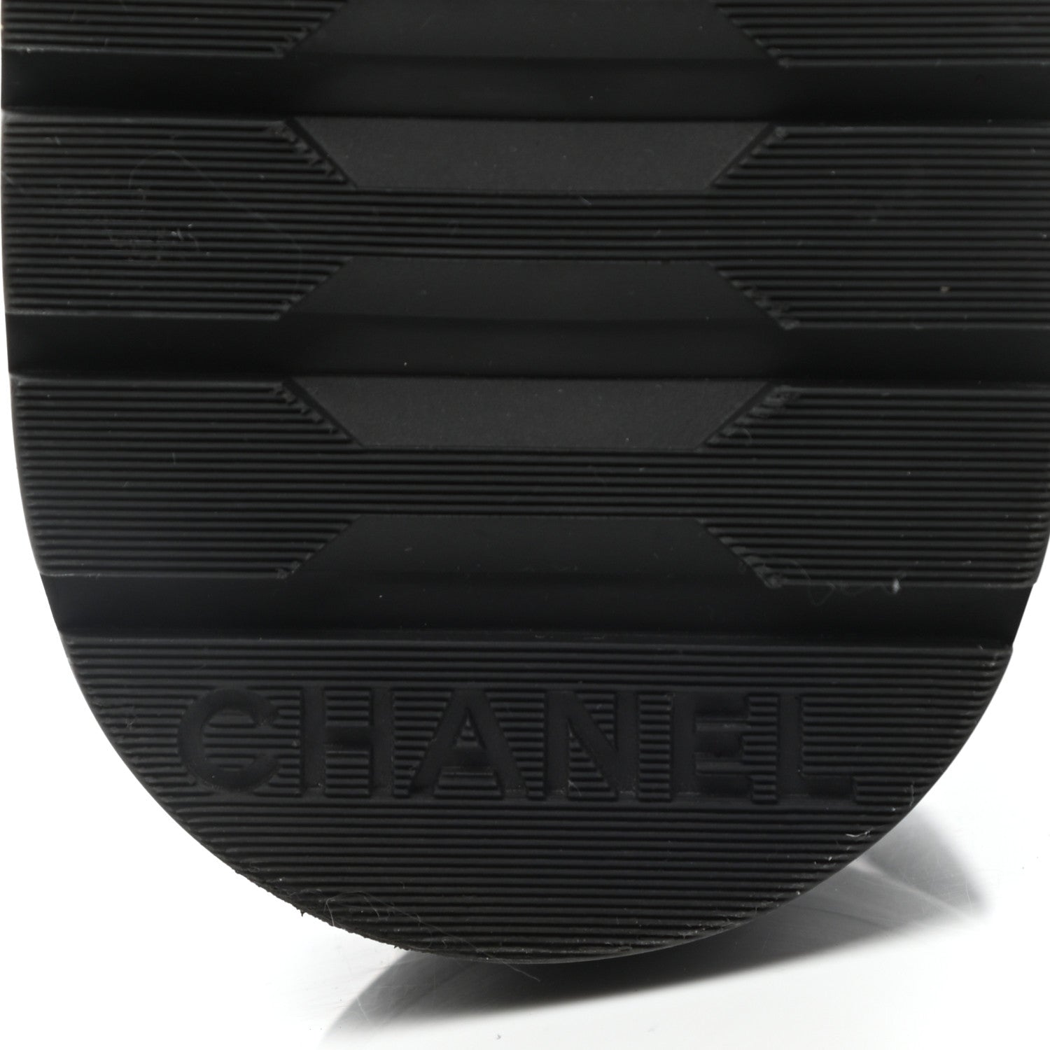 Chanel Shiny Lambskin Quilted Lace Up Combat Boots 37.5 Black 6 of 9