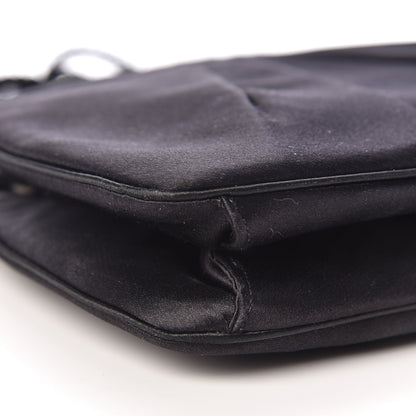 Judith Leiber Satin Crystal Evening Bag Black 8 of 10