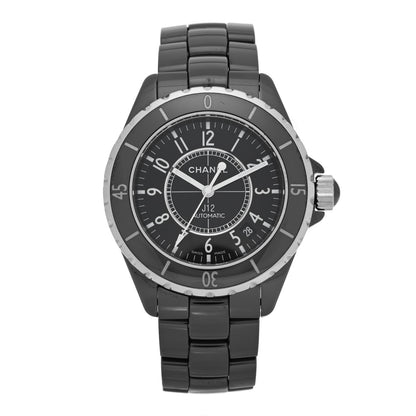 Chanel Stainless Steel Ceramic 38mm J12 Automatic Watch Black 1 of 4